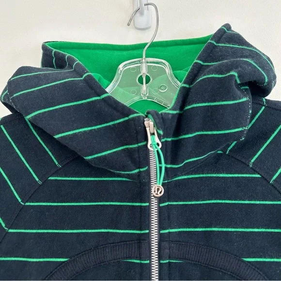 Lululemon Scuba Hoodie Green Bean Inkwell Size 12 - Picture 7 of 15